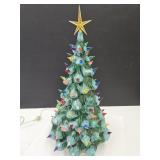 Vintage Cermaic Christmas Tree 22" to TOP OF STAR