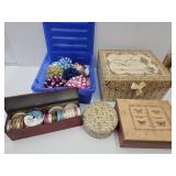 VTG Metal Box W Ribbon, Gift Boxes, Bows +