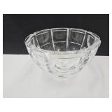 Mid Century Orreefors Sweden Crystal Bowl  7" w
