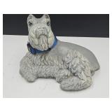 Heavy Concrete Scottie Dog Statue 17 x 9.5" H