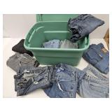Tote Full Of Jeans; Sz Women