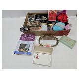 VTG Dresser Box, Mirror Tray, Flashlights +