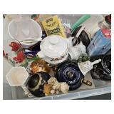 Lot Of VTG Glass Ware, Snowman, Garfield Mug +