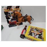Toy Horse, Stuck Car Racing Book, Bud Weiser +
