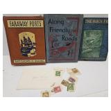 VTG Books; The Rock Frog , School Books & Stamps