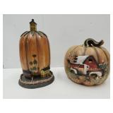 Nice Pumpkin Embossed Fall Decor up to 12"H