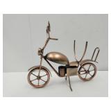 Metal Art Motorcycle Wine Holder