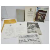 Inauguration Invite Prints-JFK, & Trump, & Muncie+