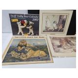 VTG Pictures; Puppies & Little Girls, Lion +