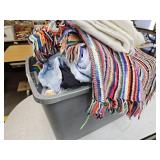 Tote Full Of Afgans, Blankets +