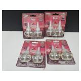 4 Packs NIB Glade Plug In Rose & Wood