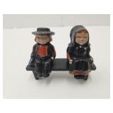 Cast Iron Amish Miniatures W Bench