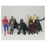 Action Figures Lot up to 11 1/2"-Spiderman, Batman