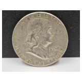 1952  Franklin Silver Half Dollar Coin