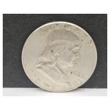 1962 Franklin Silver Half Dollar Coin