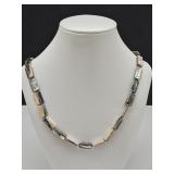 925 Silver Abalone Shell Necklace