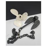 Boat Anchor & Boat Propeller