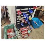 Metal Garage Organizer Bins & Hardware 37x11x45"H