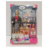 NIB Working Woman Barbie Doll W CD-ROM