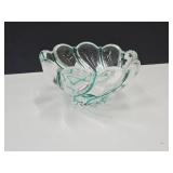 Mikasa Green Swirl Candy Dish 5.5" W