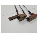 VTG RT Hand Wood Shaft Golf Iron & Putters Hogan+