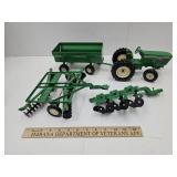 ERTL 9" Tractor W Farm Implements