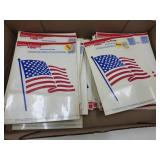 Lg Lot of American Flag Window Clings