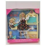 NIB Teacher Barbie & Students Dolls W 3 Sounds