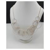 Unique Hoop Necklace