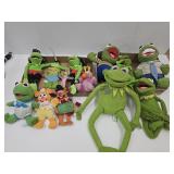 Lg Lot  Plush Kermit the Frog Sesame Street Toys