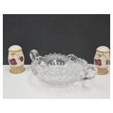 Ceramic Basket w Apples Salt & Peppers up to 3"H