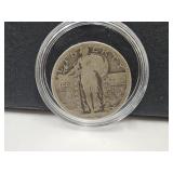 Vintage Standing Liberty Silver Quarter