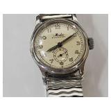 WW2 Automatic Working Mens Mido Multifort W/ Box
