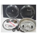 Pam Clock Parts, Motor Keeps Great Time, Glass +