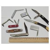 Pocket Knife Lot Imperial, SabreRanger USA, Swiss