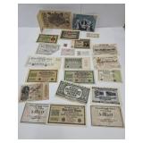 Lot of German Currency Notes Plus Others
