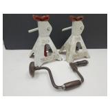 Jack Stands, And Brace & Bit