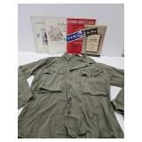 Army 1940s Twill Jacket & WWII Music Sheets
