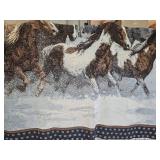 VTG Woven Jaquard Tapestry Throw Blanket