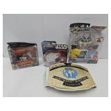 Toys- Harley Davidson, Wrestling Belt, Star Wars+