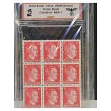 WWII German Stamp Block Mint Unhinged