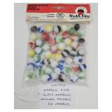 Vintage  King Glass Marbles 50 Total