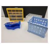 Lot of Storage Containers-12 Drawer Bin 10 x 9"H,+