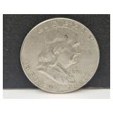 1963 D Silver Franklin Half Dollar Coin