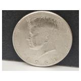 1964 D Silver Kennedy Half Dollar Coin