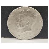 1964 D Silver Kennedy Half Dollar Coin