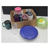 Travel Mugs & Plastic Storage Containers