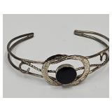 Sterling Silver & Onyx Bracelet