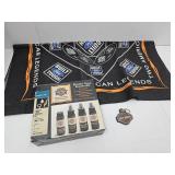 Harley Davidson Bandana, Keychain & Starter Kit