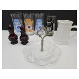 Care Bear Glasses,  SM Pfaltzgraf Pitcher , Shakes